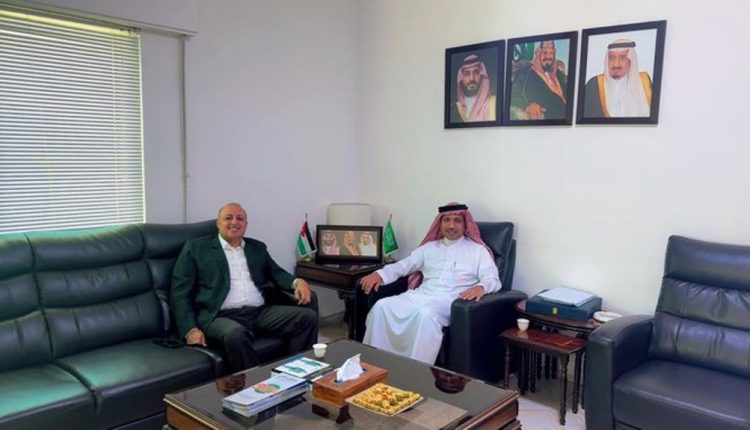 د. ماهر الحوراني يزور الملحقية الثقافية السعودية في الأردن