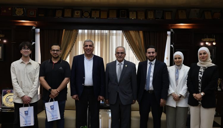 رئيس عمّان الأهلية يكرّم فريق الجامعة الفائز بالمركز الثالث بمسابقة FinTech Rally