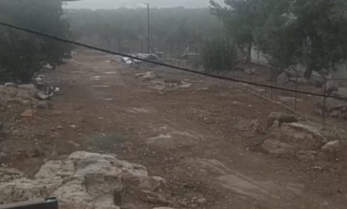 الاردن تساقط غزير للأمطار الخير في إربد وعجلون