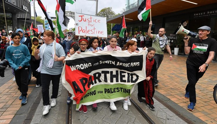 50 ألف مشارك بمسيرة مؤيدة للفلسطينيين في أكبر مدن نيوزيلندا