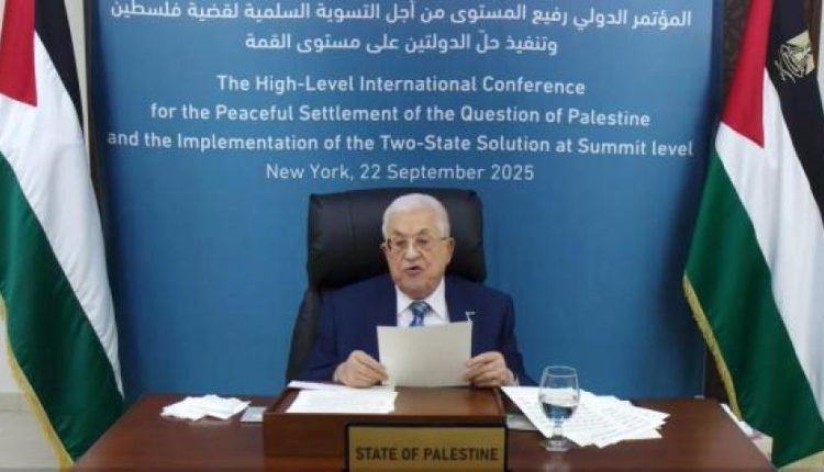 الرئيس الفلسطيني: نريد دولة بلا سلاح وانتخابات بعد الحرب