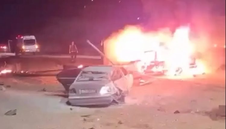 حادث تصادم عنيف بين مركبتين في الهاشمية بالزرقاء