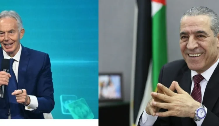 توني بلير يلتقي حسين الشيخ في العاصمة الأردنية عمّان