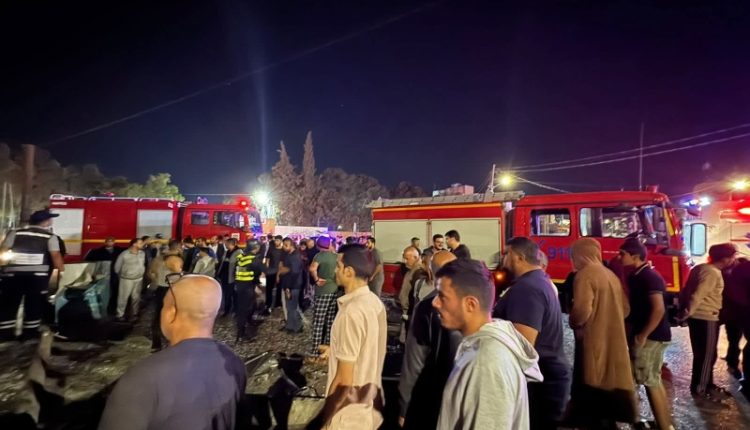 مادبا…انفجار داخل محطة مياه بالقرب من دوار الطيارة
