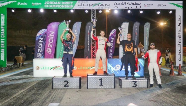 عبدالله حمادة يحصد المركز الثاني في بطولة “دريفت الأردن”