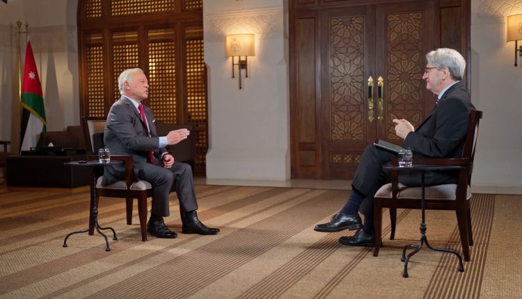 الملك والملكة يجريان مقابلتين مع قناة بي بي سي البريطانية ضمن وثائقي “ملك الأردن وأطفال القطاع”