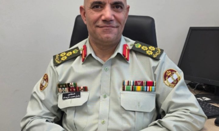 العميد الدكتور باسل خريسات  مبارك الترفيع