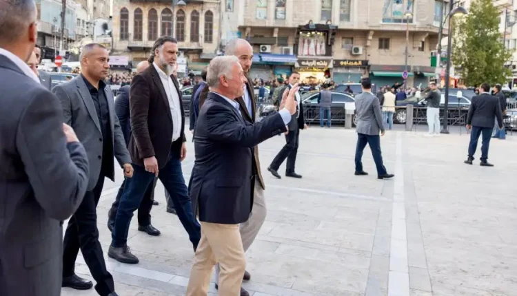 جلالة الملك عبدالله الثاني في وسط البلد