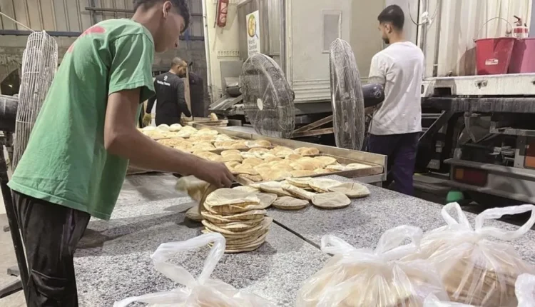المخبز الأردني بغزة ينتج 11 مليون رغيف منذ بداية العام