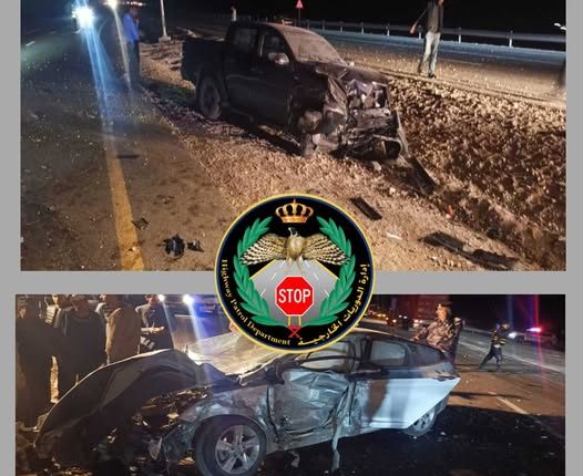 اصابات في حادث سير على الطريق الصحراوي