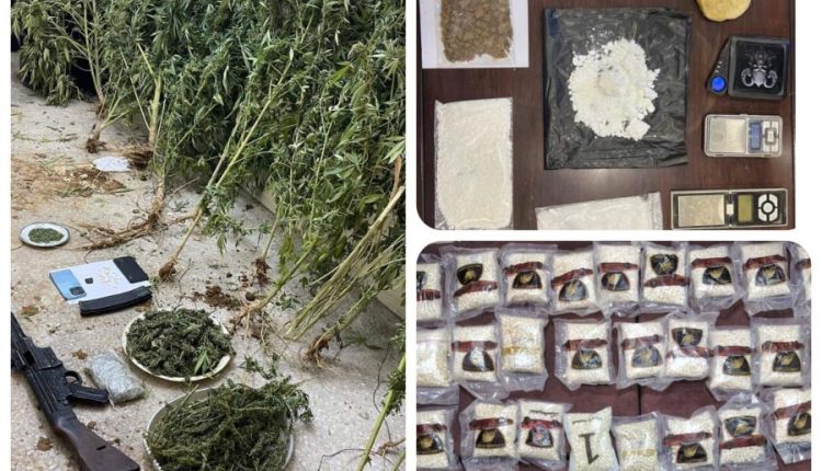 الأمن  القبض على 13 مروّجًا للمخدرات في 7 عمليات نوعية – صور