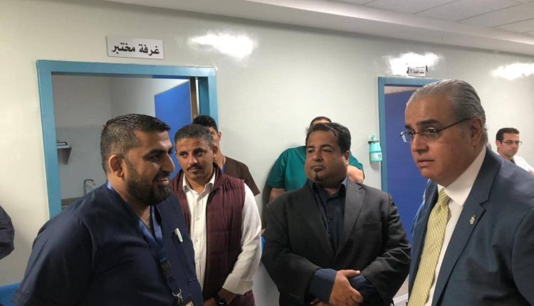 وزير الصحة يتفقد مستشفى النديم الحكومي في مادبا