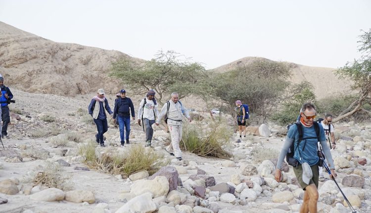 البريزات يشارك في مسار درب الأردن بين وادي قصيب والوادي الملون ووادي أحيمر جنوب غرب البترا