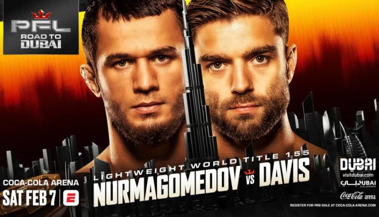 سلسلة “الطريق إلى دبي” للفنون القتالية تعود 7 فبراير  دبي تستضيف نزال بطولة العالم للوزن الخفيف بين نور محمدوف وديفيس