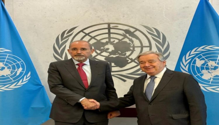 الصفدي وغوتيريش: الأونروا تؤدي دوراً إنسانياً محورياً في غزة ويجب رفع القيود ودعم دخول المساعدات