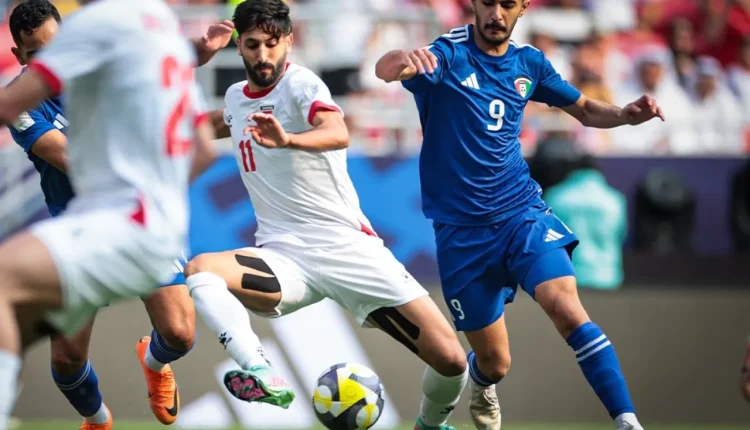 منتخب النشامى يتأهل الى الدور الثاني بعد الفوز على الكويت 3-1