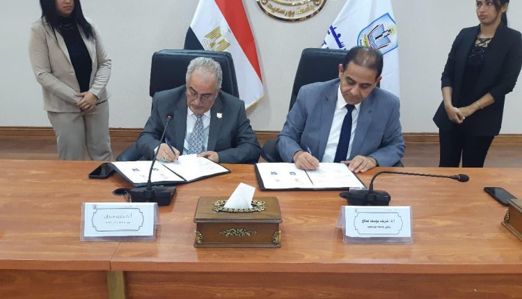 عمان الاهلية توقع مذكرة تفاهم مع جامعة بور سعيد الحكومية