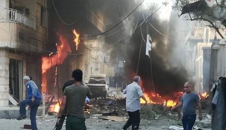 انفجاران يهزان مدينة القامشلي بريف الحسكة في شمال شرق سوريا