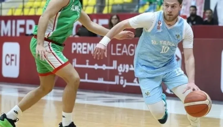 الفيصلي يفوز على الوحدات في الدوري الممتاز لكرة السلة