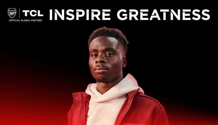 TCL تعزّز شراكتها مع نادي أرسنال، وتُعيّن “بوكايو ساكا” سفيراً لعلامتها التجارية