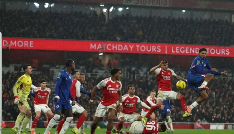 آرسنال يخطف بطاقة نهائي كأس الرابطة بهدف قاتل في شباك تشيلسي