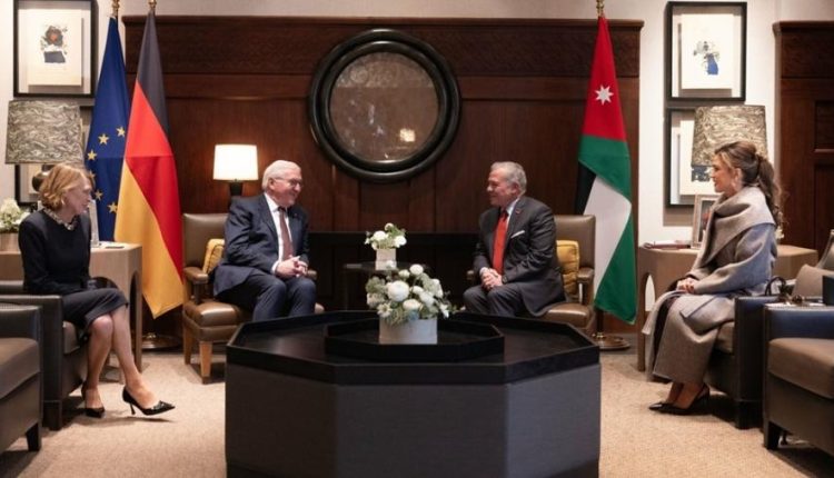 الملك عبدﷲ الثاني والرئيس الألماني شتاينماير يبحثان تعزيز التعاون الثنائي ومستجدات المنطقة