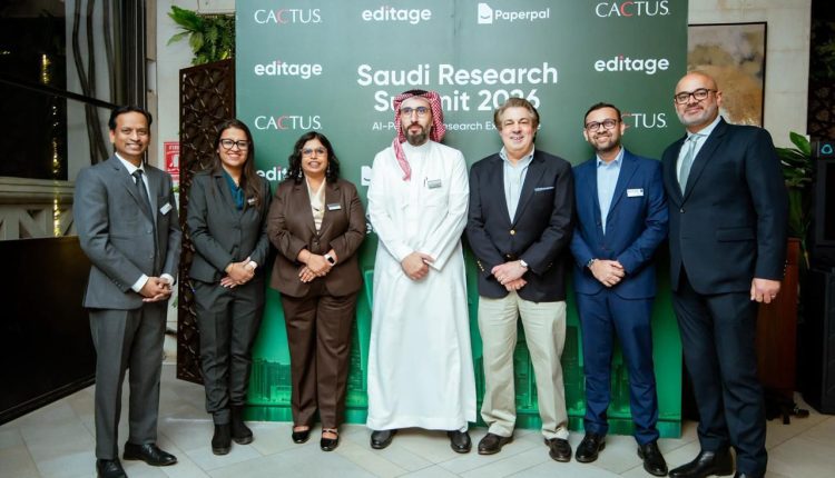 “Editage” تستضيف قمة السعودية للأبحاث 2026 دعماً للتميز البحثي والابتكار المدعوم بالذكاء الاصطناعي انسجاماً مع رؤية 2030