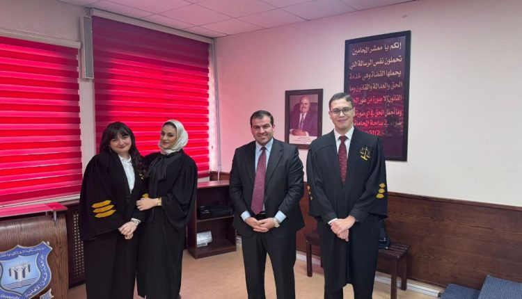كلية الحقوق في عمّان الأهلية تحرز المركز الأول وتمثل الأردن في مسابقة المحكمة الصورية العربية 2026
