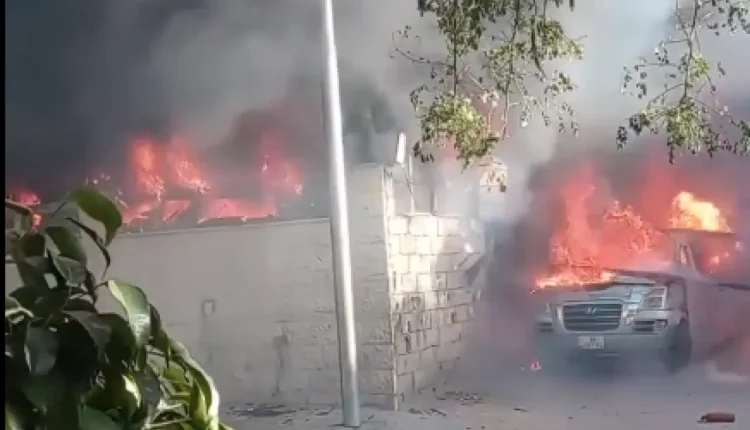 الأمن يكشف سبب حريق مركبات العقبة