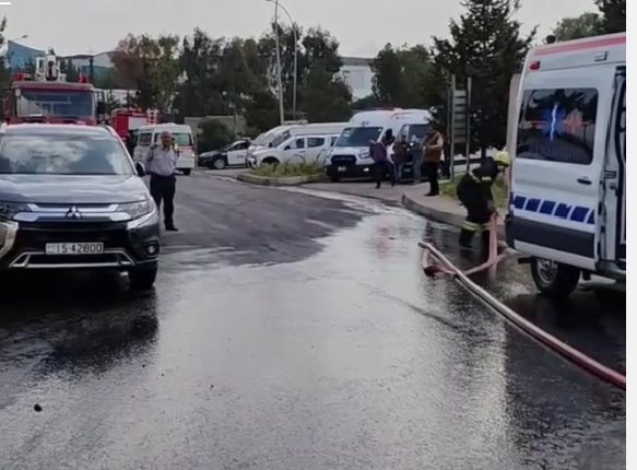 الامن …إصابة 14 شخصًا بحريق مصنع كيماويات في مدينة الحسن الصناعية بإربد