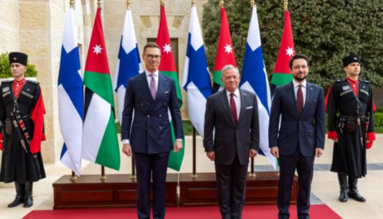 الرئيس الفنلندي: الأردن ركيزة استقرار إقليمي وحل الدولتين الخيار الوحيد الممكن