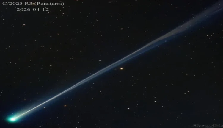 ناسا تختار صورة لفلكي أردني ضمن “صورة اليوم” للمذنب بان-ستارز