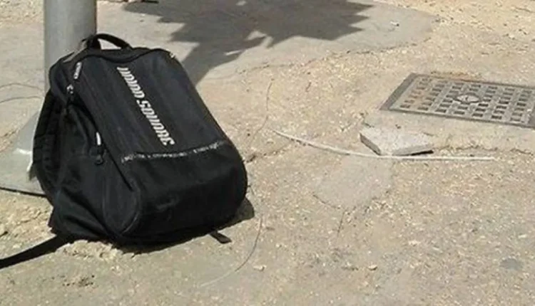 حقيبة ملقاة في شارع الاستقلال تستنفر الأجهزة الأمنية… وتبيّن لاحقًا أنها فارغة