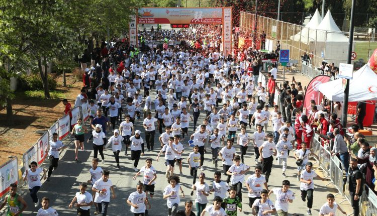 استعدادات مكثفة لانطلاق سباق الأطفال ضمن برومين ألترا ماراثون البحر الميت في حدائق الحسين