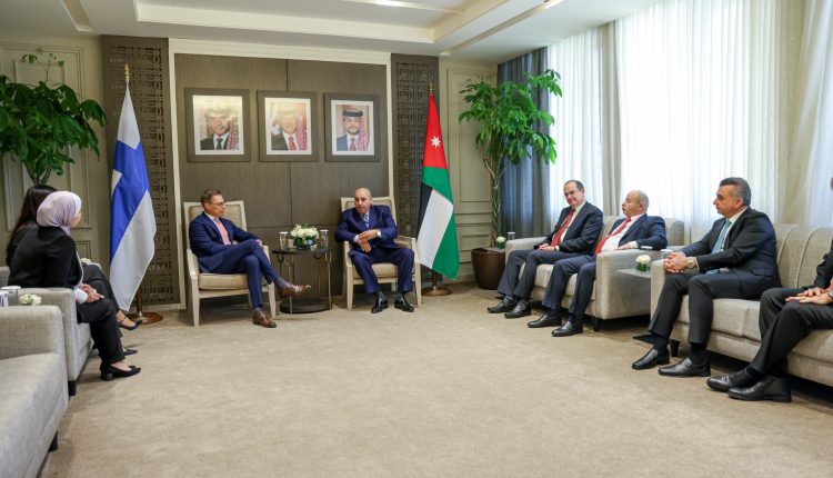 القاضي يستقبل الرئيس الفنلندي في مجلس النواب