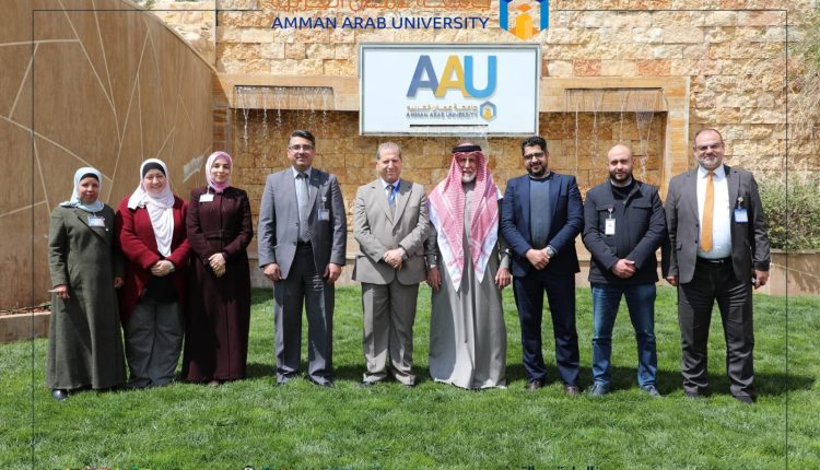 رئيس جامعة عمان العربية يستقبل وفداً من جمعية قطر الخيرية لبحث آفاق التعاون المشترك