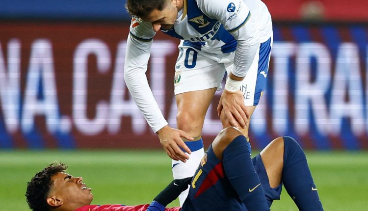 قلق في برشلونة وإسبانيا بعد إصابة لامين يامال واحتمالات غيابه تتراوح بين أسابيع وأشهر