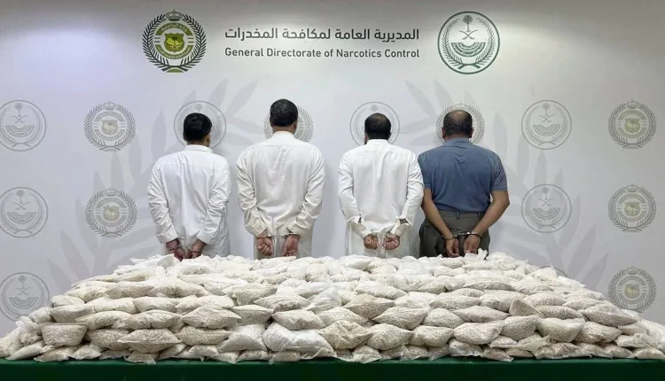ضبط 1.4 مليون قرص مخدر داخل كسارة بالسعودية والقبض على المتورطين بينهم أردني