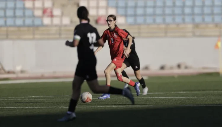 المنتخب النسوي ت17 يتفوق على نظيره الفلسطيني بـ “غرب آسيا”