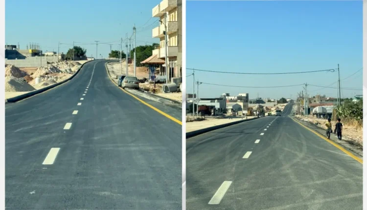 أشغال مأدبا تعلن افتتاح المسرب الأيسر من الطريق الملوكي باتجاهين لتخفيف الازدحامات.