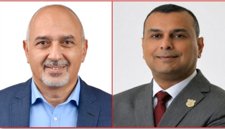أ.د. أحمد حمدان قائما بأعمال رئيس جامعة عمان الأهلية وأ.د. بشار الطراونة نائباً