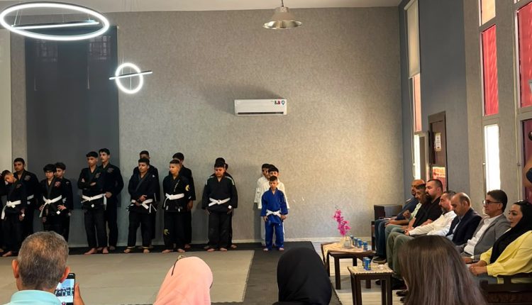 عقد حفل ترفيع لاعبي الجيوجيتسو في مركز شباب وشابات البلقاء النموذجي